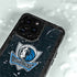 NBA Dallas Mavericks Black Primary Logo iPhone 15 Pro Waterproof Case